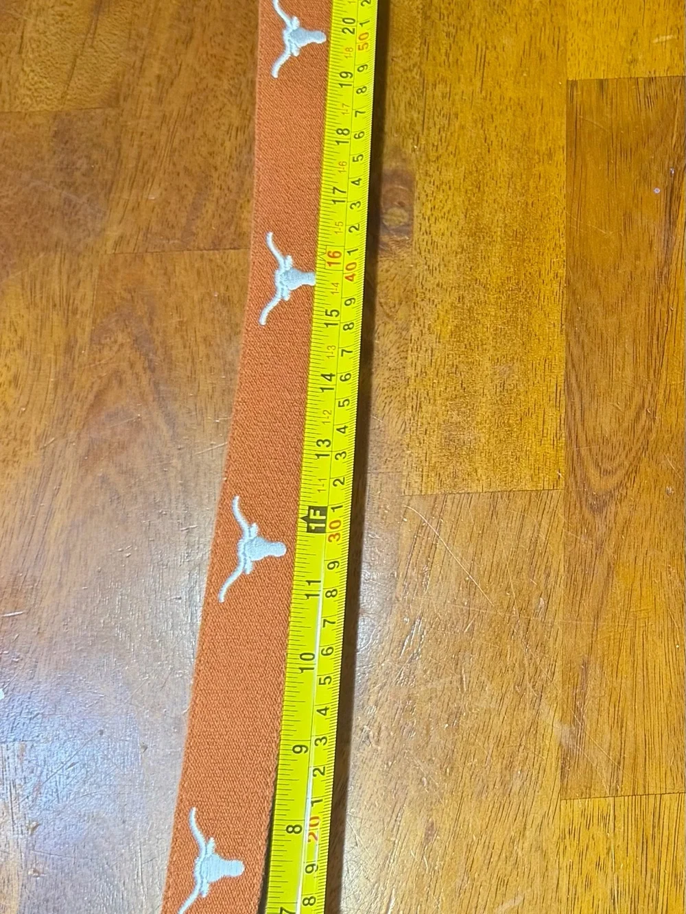 Jack Mason Texas Longhorns Men’s Belt Size 32 Burnt Orange Leather NCAA